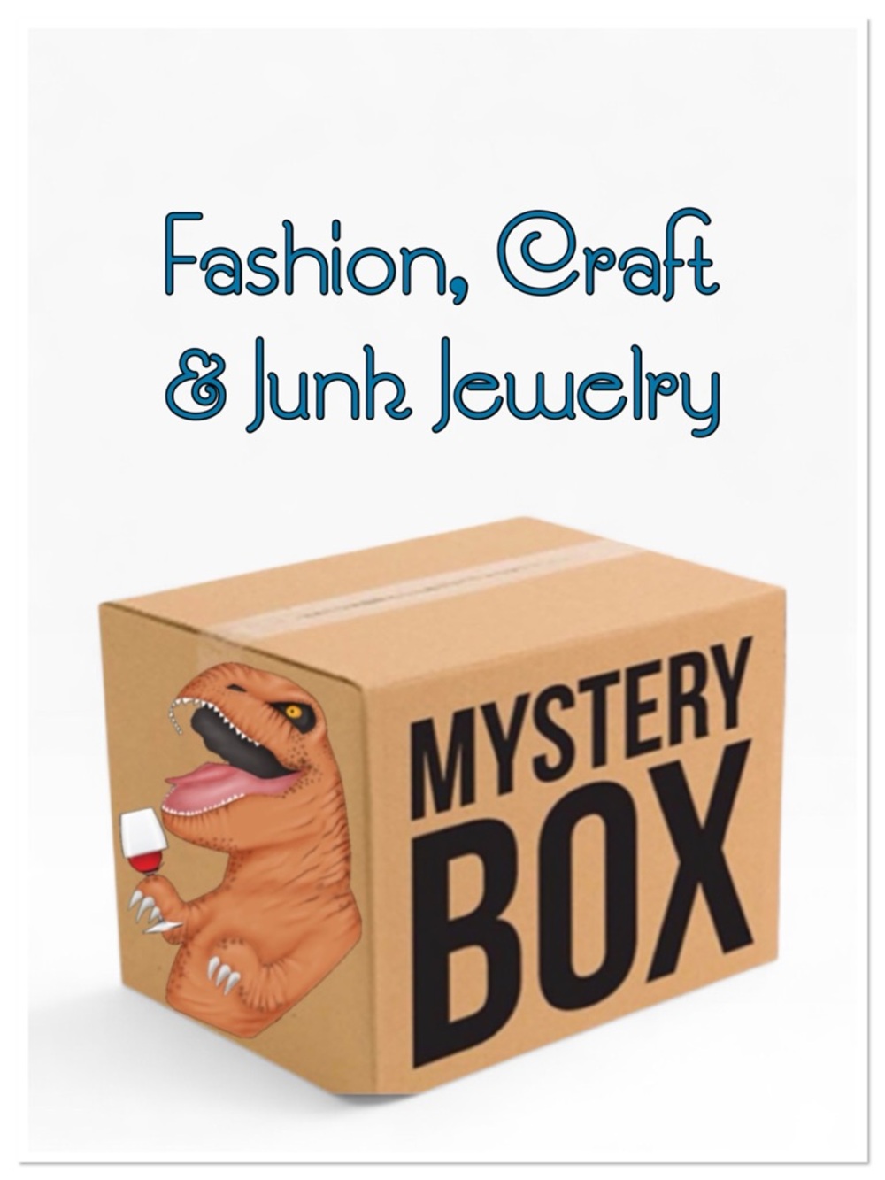 CRAFT Junk Low End Fashion Jewelry Mystery Bag 4.5 Pounds
